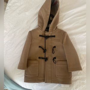 Kids Burberry toggle coat